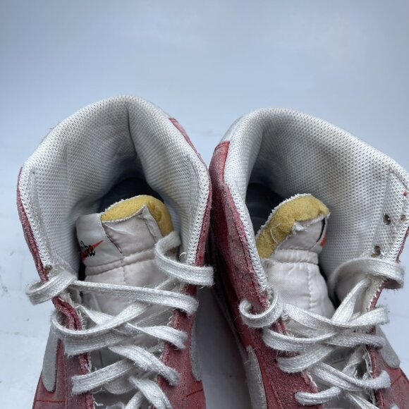 NIKE BLAZER MID '77 SUEDE HABANERO RED-WHITE-SAIL-BLACK Men SZ 7.5 - Picture 16 of 16